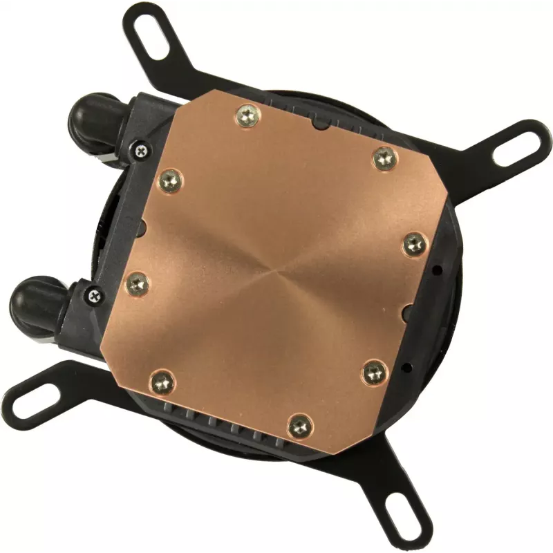 Refrigeración líquida todo en uno para CPU INTER-TECH Argus Iceman B-240 – Ventilador de 12 cm, rodamiento hidráulico, Negro