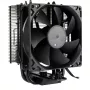Disipador de aire INTER-TECH 4P90 Pro Bulk, ventilador de 92 mm, rodamiento hidráulico, 12 V, compatible con AM5/AM4/AMD y varios zócalos Intel, negro