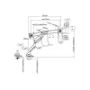 Soporte de mesa para doble monitor Equip 17