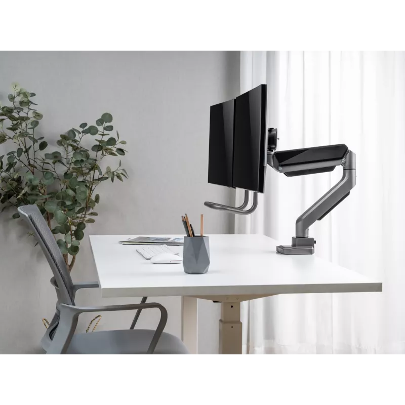 Soporte de mesa para doble monitor Equip 17