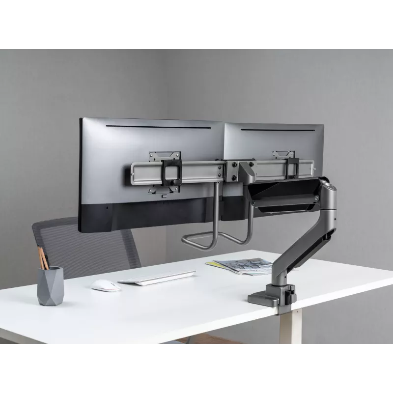 Soporte de mesa para doble monitor Equip 17