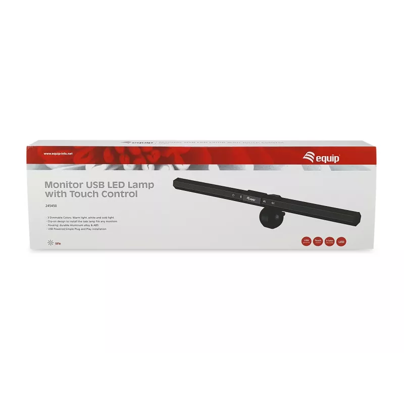 Lámpara LED USB para monitor Equip con control táctil