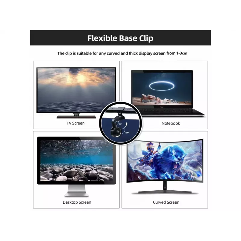 Lámpara LED USB para monitor Equip con control táctil