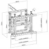Soporte de montaje para videowall pop-out Equip 45