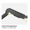 Soporte de pared para doble monitor Equip 17