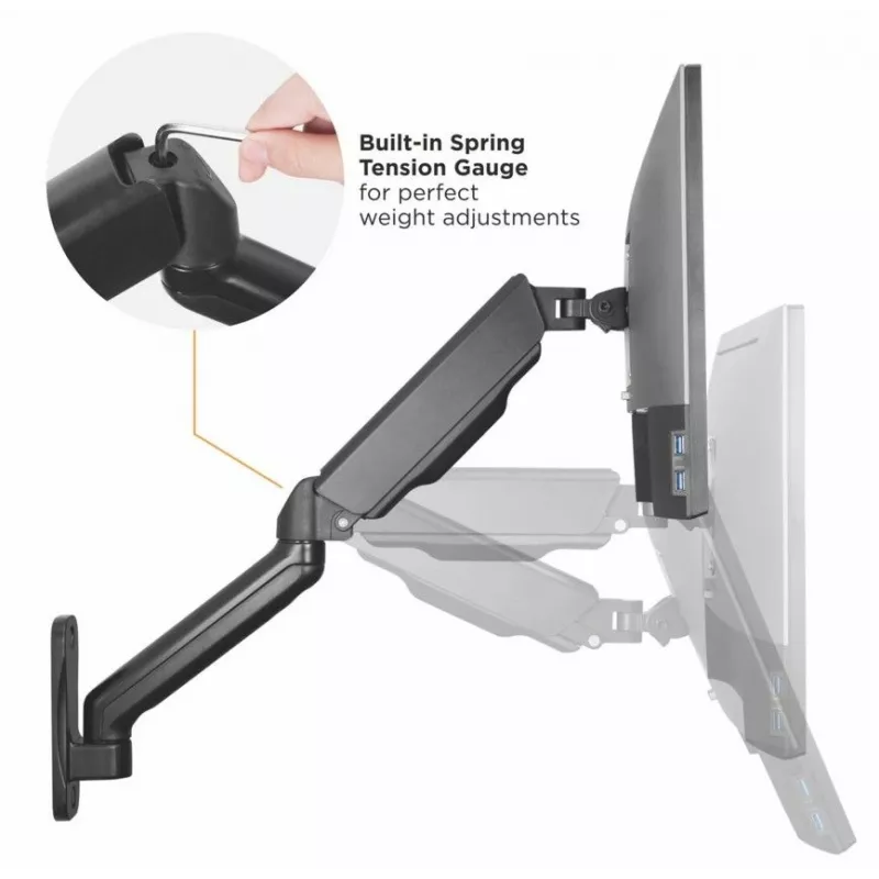Soporte de pared para doble monitor Equip 17