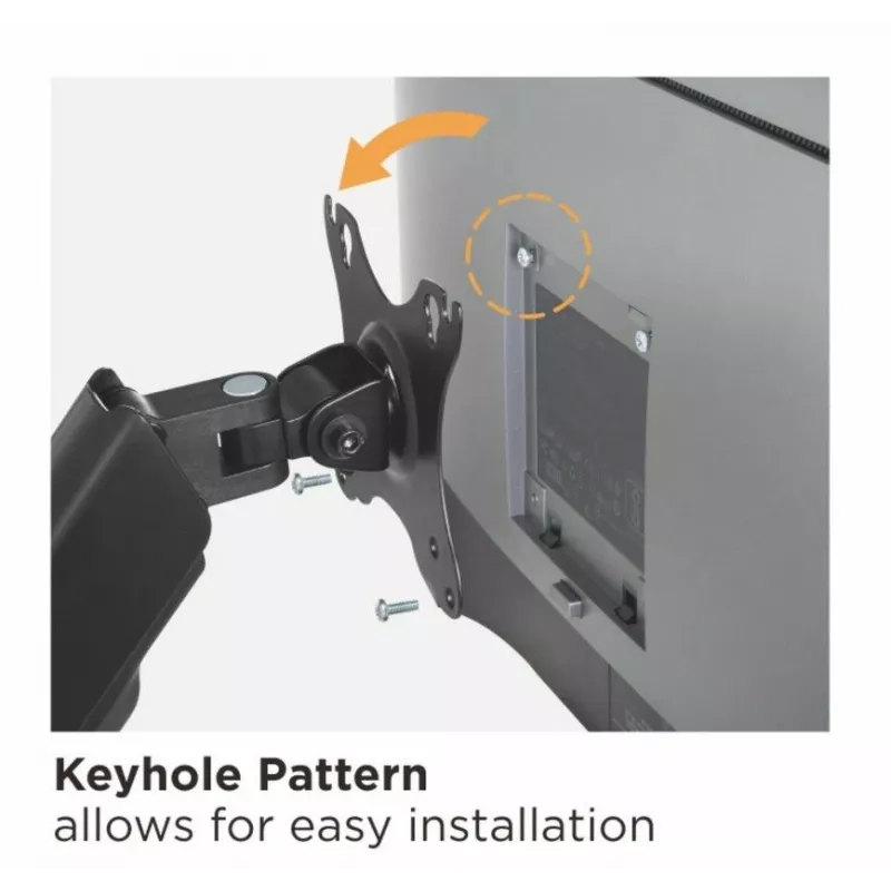 Soporte de pared para doble monitor Equip 17