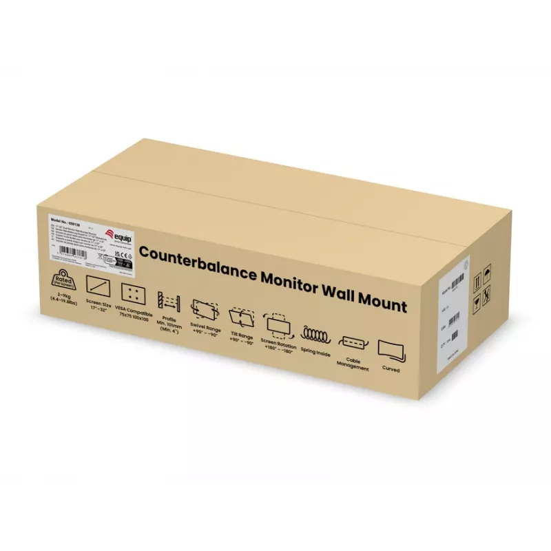 Soporte de pared para doble monitor Equip 17