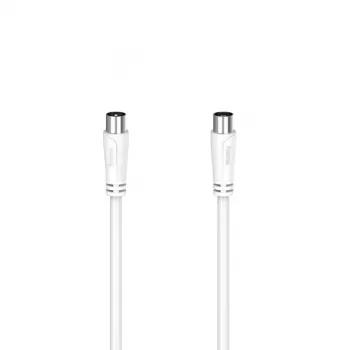 Cable coaxial Hama 00205050 15 m Blanco conector coaxial