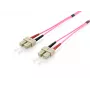 Cable de conexión de fibra óptica SC/SC Equip, OM4, 10 m, 104 g, 330 mm, 25 mm, 200 mm, 109,38 g