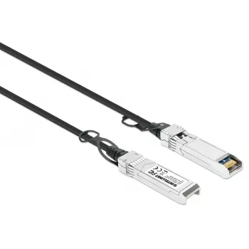 Cable twinax de cobre de conexión directa pasivo Intellinet 0,5 m 10G SFP+ 30AWG, compatible con HP 487649-B21