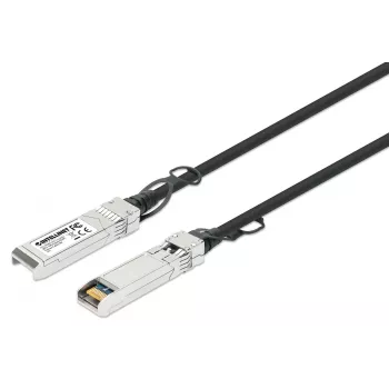 Cable twinax de cobre de conexión directa pasivo Intellinet 5m 10G SFP+ 24AWG compatible con HP JG081C/ 537963-B21
