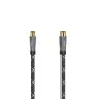 Cable coaxial Hama 00205072 5 m negro, gris