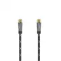 Cable coaxial Hama 00205078 3 m F negro, gris