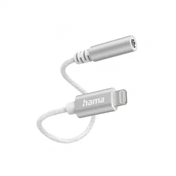 Cable Lightning Hama 00201523 blanco