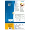 HERMA 10773 etiquetas resistentes a la intemperie, 105 x 148 mm, A4, autoadhesivas, blancas