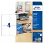 Avery Zweckform C32252-25 postales perforadas a doble cara, 148 x 105 mm, 170 g/m², blanco mate, 100 tarjetas