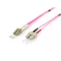 Cable de conexión de fibra óptica Equip LC/SC, OM4, 10m, 10 m, 2x LC, 2x SC
