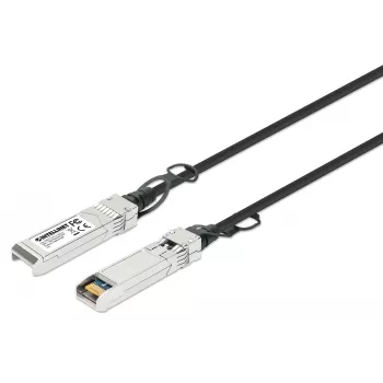 Intellinet cable Twinax de cobre Direct-Attach pasivo SFP+ 10G de 0,5 m 30AWG compatible con MSA SFP-H10GB-CU50CM