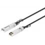 Intellinet 508377 cable twinax pasivo 10G SFP+ de conexión directa, 0,5 m, negro