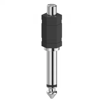 Hama 00205188 adaptador de cable RCA 6.3 negro, plata