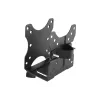 Equip soporte de CPU, soporte de CPU bajo escritorio, universal, 5 kg, negro, acero, China
