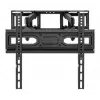 Manhattan soporte de pared para TV y monitores (Full Motion), para pantallas de 32 inch a 55 inch, compatibilidad VESA: todas entre 100x100mm y 400x400mm - comprueba las dimensiones de los cuatro orificios de montaje en la parte posterior de la pantalla para asegurarte de que encaja, máx. 40 kg, negro, soporte, garantía de por vida