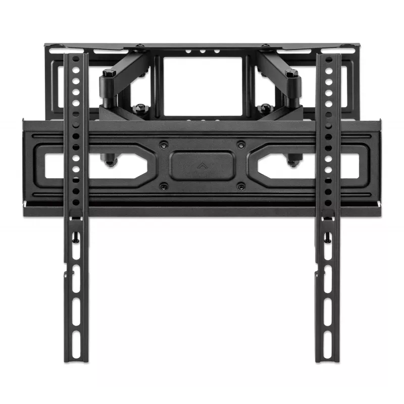 Manhattan soporte de pared para TV y monitores (Full Motion), para pantallas de 32 inch a 55 inch, compatibilidad VESA: todas entre 100x100mm y 400x400mm - comprueba las dimensiones de los cuatro orificios de montaje en la parte posterior de la pantalla para asegurarte de que encaja, máx. 40 kg, negro, soporte, garantía de por vida