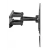 Manhattan soporte de pared para TV y monitores (Full Motion), para pantallas de 32 inch a 55 inch, compatibilidad VESA: todas entre 100x100mm y 400x400mm - comprueba las dimensiones de los cuatro orificios de montaje en la parte posterior de la pantalla para asegurarte de que encaja, máx. 40 kg, negro, soporte, garantía de por vida