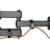 Manhattan soporte de pared para TV y monitores (Full Motion), para pantallas de 32 inch a 55 inch, compatibilidad VESA: todas entre 100x100mm y 400x400mm - comprueba las dimensiones de los cuatro orificios de montaje en la parte posterior de la pantalla para asegurarte de que encaja, máx. 40 kg, negro, soporte, garantía de por vida