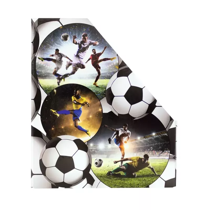 Archivador de revistas Herma A4 Football 19716 diseño resistente motivo de fútbol