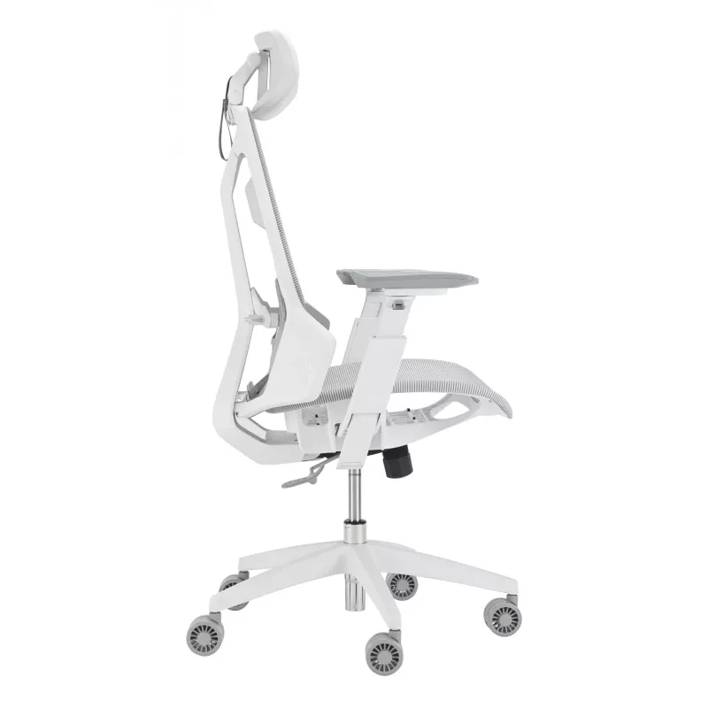 ASUS ROG Destrier Ergo Core silla gaming, malla/nailon, máx. 136 kg, 720 x 840 x 1290-1375 mm, blanca