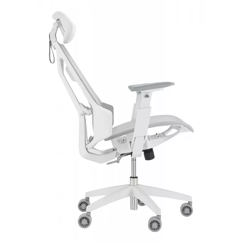 ASUS ROG Destrier Ergo Core silla gaming, malla/nailon, máx. 136 kg, 720 x 840 x 1290-1375 mm, blanca