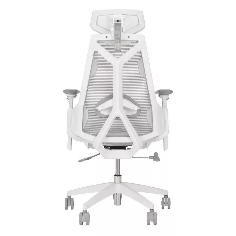 ASUS ROG Destrier Ergo Core silla gaming, malla/nailon, máx. 136 kg, 720 x 840 x 1290-1375 mm, blanca