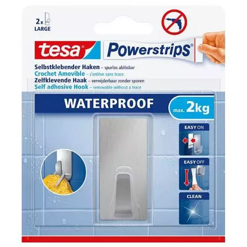 Gancho para toallas TESA 59779-00000 Indoor acero inoxidable