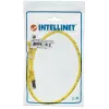 Intellinet cable de red patch, Cat6A, 3 m, amarillo, cobre, S/FTP, LSOH / LSZH, PVC, RJ45, contactos dorados, protección de pestaña, protección antipellizcos moldeada, garantía de por vida