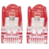 Intellinet 735988 cable de conexión, RJ45 a RJ45, Cat6, S/FTP PiMF, 20 m, libre de halógenos, moldeado, sin enganches, multifilar, rojo