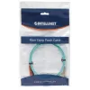 Cable de fibra óptica patch Intellinet, OM3, ST/LC, 1 m, aqua, dúplex, multimodo, 50/125 µm, LSZH, fibra óptica, garantía de por vida