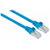Intellinet 741088 cable de red de alto rendimiento, RJ45 a RJ45, cable en bruto Cat7 / conectores Cat6A, S/FTP, 10 m, libre de halógenos, sin enganches, azul
