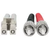 Cable de fibra óptica patch Intellinet, OM3, ST/LC, 2 m, aqua, dúplex, multimodo, 50/125 µm, LSZH, fibra óptica, garantía de por vida