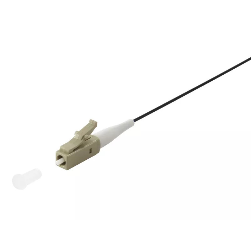 Pigtail de fibra óptica Equip LC/PC, OM3, 1,0 m