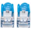 Cable de red patch Intellinet, cable Cat7/conector Cat6A, 1 m, azul, cobre, S/FTP, LSOH/LSZH, PVC, RJ45, contactos dorados, sin lengüeta, protegido, garantía de por vida