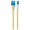 Intellinet 472050 cable de conexión de fibra óptica, LC a SC, monomodo OS2, 9/125 µm, 3 m, libre de halógenos, amarillo