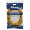 Intellinet 473729 cable de conexión de fibra óptica, LC a SC, monomodo OS2, 9/125 µm, 5 m, libre de halógenos, amarillo