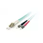 Cable de fibra óptica patch Equip LC/ST, OM3, 15 m, 15 m, OM3, LC, ST
