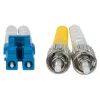 Cable de fibra óptica patch Intellinet, OS2, LC/ST, 2 m, amarillo, dúplex, monomodo, 9/125 µm, LSZH, fibra, garantía de por vida