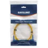 Cable de fibra óptica patch Intellinet, OS2, SC/SC, 5 m, amarillo, dúplex, monomodo, 9/125 µm, LSZH, fibra óptica, garantía de por vida