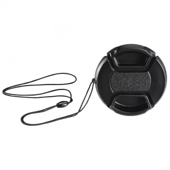 Tapa de objetivo Hama 00095463 6,2 cm negra universal para cámaras digitales