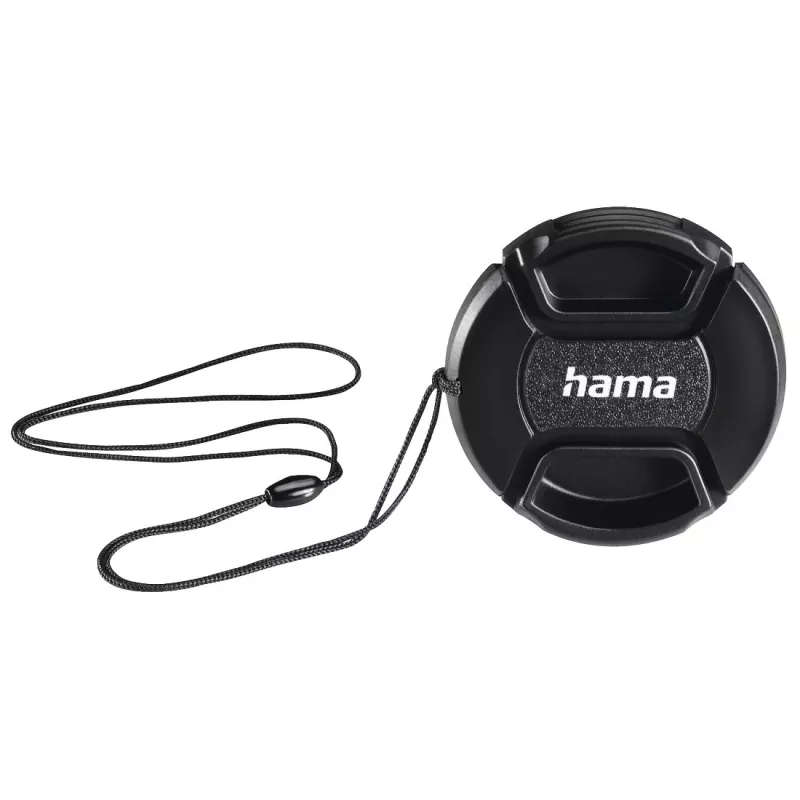 Tapa de objetivo Hama Smart-Snap 4,9 cm negra para cámara digital