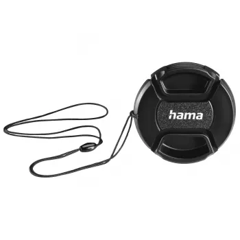 Tapa de objetivo Hama Smart-Snap 5,8 cm negra para cámara digital